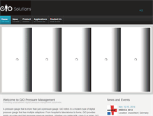 Tablet Screenshot of gio-solutions.com
